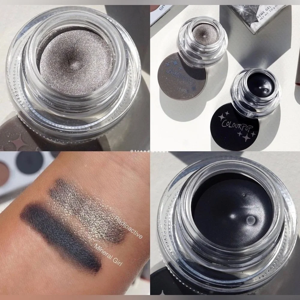 COLOURPOP Crème Gel Colour Eyeliner Mineral Girl Matte Grey Black NEW IN BOX